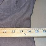 Missguided  size 6 milkmaid tie front long sleeve dress chocolate lined zips back Photo 3