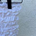 Anthropologie X Mare Mare Ruffle Smocked Tube Crop Top: White Photo 5