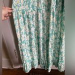 No Boundaries NoBo Long Flower Pattern Spaghetti Strap Dress Size LG 11/13 Photo 4