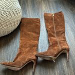 L'Agence L’Agence Suede Tan Boots Photo 1