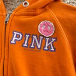PINK - Victoria's Secret PINK Victoria’s Secret Orange Gators Zip Up Hoodie Photo 4