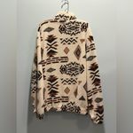 Zaful  Western Aztec Print pullover Sherpa sweater size Medium CabinCore Boho Photo 1