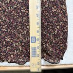 City Triangles Vintage  Bell Sleeve Midi Dress M Brown Mesh Ditzy Floral Phoebe Photo 7