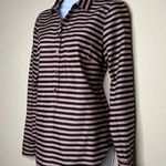 J.Crew Black & Tan Striped Popover Henley Top Style: 41253 Photo 6