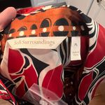 Soft Surroundings Tigris Button Up Silk Shirt Size PL Petite Large Abstract NWOT Photo 8