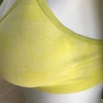 Oiselle  Padded Yellow Green Sports Bra Women's Size Small Photo 2
