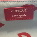 Kate Spade  X Clinque Red‎ Lips Beauty Bag NWT Photo 1