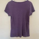 Apt. 9 Womens Size Large Shirt Butterfly Dark Fairy Grunge Whimsigoth Y2K Purple Bling Photo 2