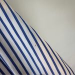 Frank & Eileen Navy Striped Casual Shirt Small Blue White Photo 4