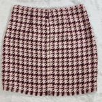 BCBGeneration Houndstooth Fringe Hem Skirt Photo 5
