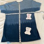 Disney Mickey Mouse woman’s sz M graduated shades of blue SS T Photo 5