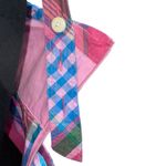 J.Crew Plaid Pleated Apron Sun Dress Size 0 Cotton Poplin‎ Retro Preppy Pinup Photo 6