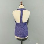 Puma Purple Athletic Sporty Muscle Women Shirt with Printed Logo Size S Photo 5