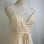 Fame and Partners  Wrap Dress Pale Cream Photo 1