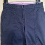 Boden Women's Chino Capri Pants Navy Blue size US 6P Photo 2