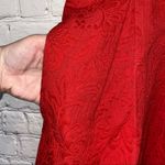 Moulinette Soeurs  Red Textured Sleeveless Dress Photo 2