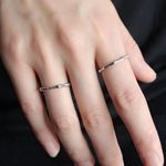 Sterling Silver Bamboo Joint Silver Ring  Ring Photo 1