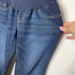 Indigo Blue Over Belly Maternity Jeans Boot Leg Sz XS P Photo 3