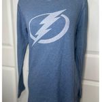 Tampa Bay Lightning Blue Long Sleeve Waffle Knit T Photo 0