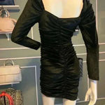 Bebop  Ruched Velvet Sweetheart Mini Dress Cocktail Holiday Size Medium.  #307 Photo 2