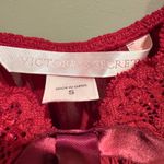 Victoria's Secret  Red Lace Babydoll Chemise Slip Nightgown Size S Photo 2