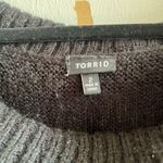 Torrid Sweater Black Cable Knit On or Off Shoulder Cowl Neck Knit Sz 2X (2) GUC Photo 4