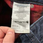 Carhartt Dark Wash Original Fit Mid Rise Straight Leg Jeans Sz 4 Short 29" Photo 7