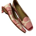 Artemis Pink Ikat Silk Loafers Women's Sz. 36 (US 5.5) Pink Photo 2