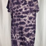 Sonoma  Medium Tie Dye T Shirt Dress Crewneck Boho Casual Lounge Jewel Tone Photo 1