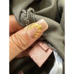 Nicole Boutique Gray Denim Faux Wrap Style Ruffle Raw Hem Side Zip Midi Skirt 10 Photo 3