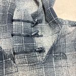 The North Face Women's Plaid Fleece Pullover Cowl Blue and gray Hoodie Size S Photo 11