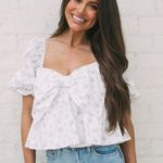 These Three Boutique Floral Peplum Top Photo 0