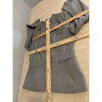 Jaclyn Smith Women's Suit Blazer 8 Collar Lapel Notched Gray Long Sleeve Pocket Photo 7