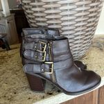 Altar'd State Ankle Boots Brown Booties Heels Side Zip Womens 6 Photo 5