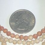 Lot of 3 Semi Precious Stone Beads Neutral Tone Beaded Boho Necklaces Photo 4