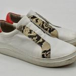 Boden Slip On Snake Print Sneakers Trainers White Red Tan Size 41 US 9.5 Photo 0