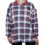 Polo Vintage 90s Paris Sports Club Plaid  Shirt Photo 0