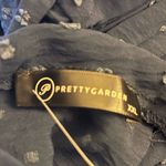 PRETTYGARDEN NWOT Pretty Garden Size XXL Navy Blue Dress Eyelet Halter Aline Midi Accordion Photo 10