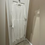 Free People FP beach anytime maxi dress XS white 52% cotton 48% modal Photo 5