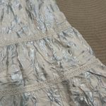 Mossimo Supply Co White and silver tiered maxi dress Photo 4