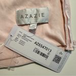 Azazie NWT  BLUSHING PINK CHIFFON CROPPED TOP SIZE XL Photo 8
