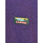 L.L.Bean Vintage 90’s Hoodie Knit Fleece 1/4 snap closing color block size XL Photo 3