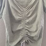 Hem & Thread Boutique Sage Tie Top Photo 3