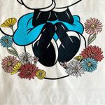 Disney  | Minnie Mouse Embroidered Floral Detail T-shirt Sz L Photo 2