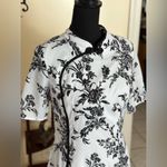 SheIn Floral Print Split Hem Chinese Dress Photo 4