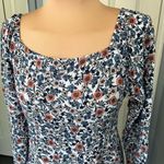 O'Neill O’Neill Floral Square Neck Long Sleeve Dress Beach Cottagecore Photo 1
