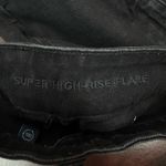 American Eagle Next Level Stretch Super High-Rise Flare Black Jeans Size 6 Photo 6