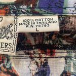 Vintage Mine & Bills Outfitters Shirt Western Button Up Retro Orange Crate Art Size L Photo 6