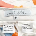 One Loved Babe Bikini Set Size Medium Retro Stripe High Waist Swim Two Piece M Orange Photo 6