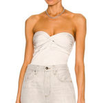 Goldsign Ribbed Twist Front Tube Top White Size XS Photo 0